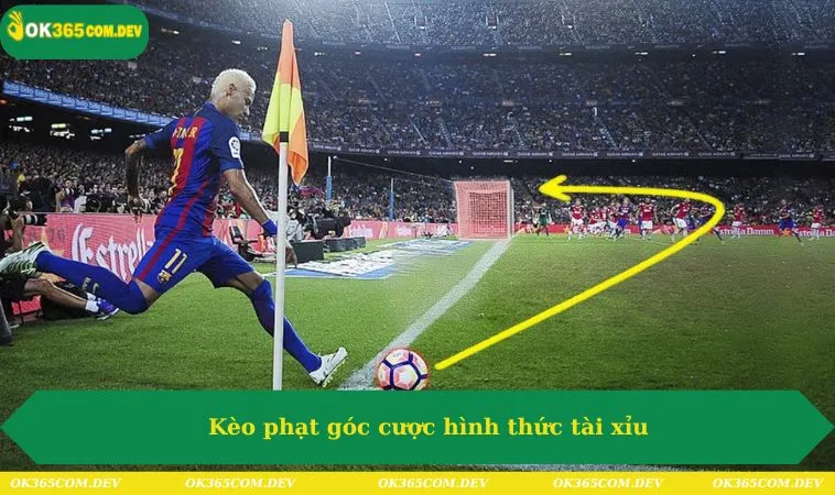 Kèo phạt góc cược hình thức tài xỉu